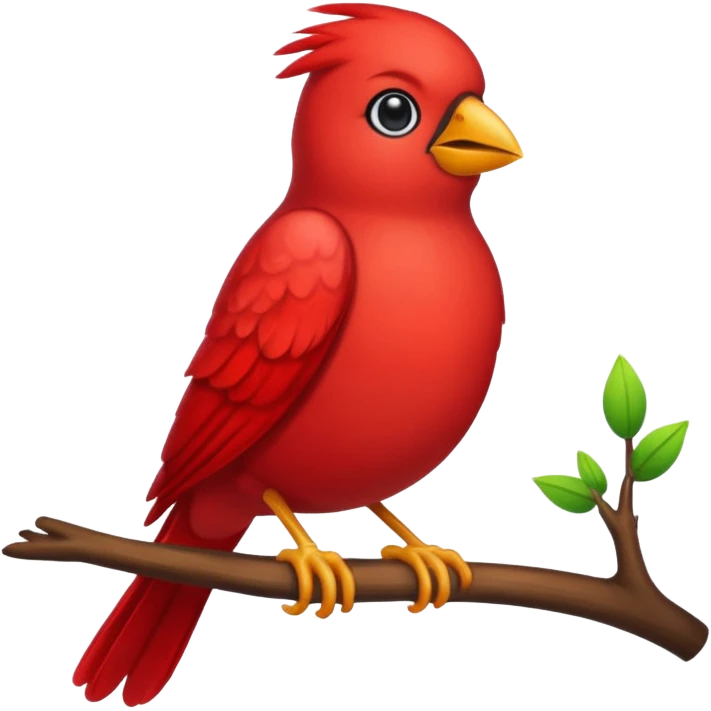 red bird emoji