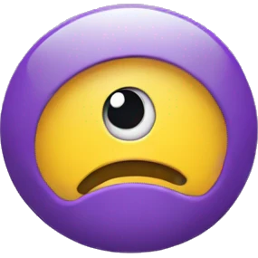 Smiley face with an eye twitch emoji