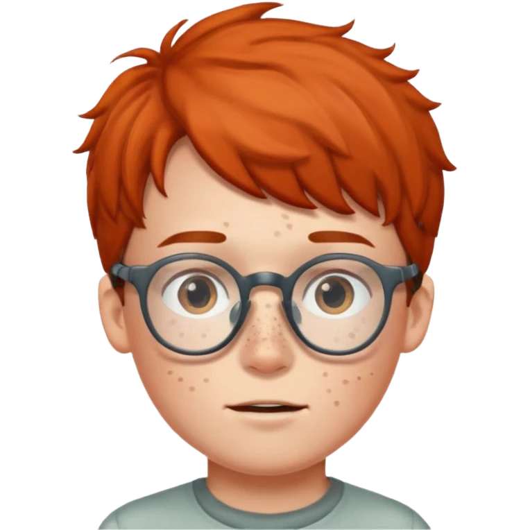 boy glasses on head  emoji