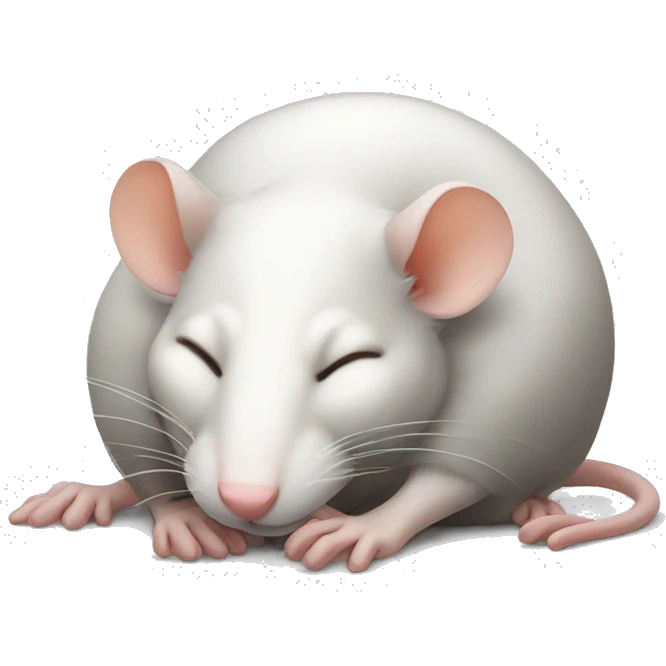 sleeping rat  emoji
