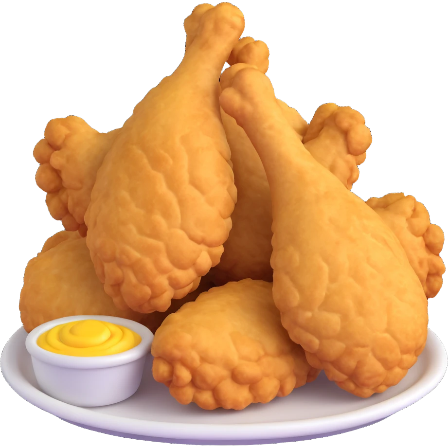 fried chicken meal emoji