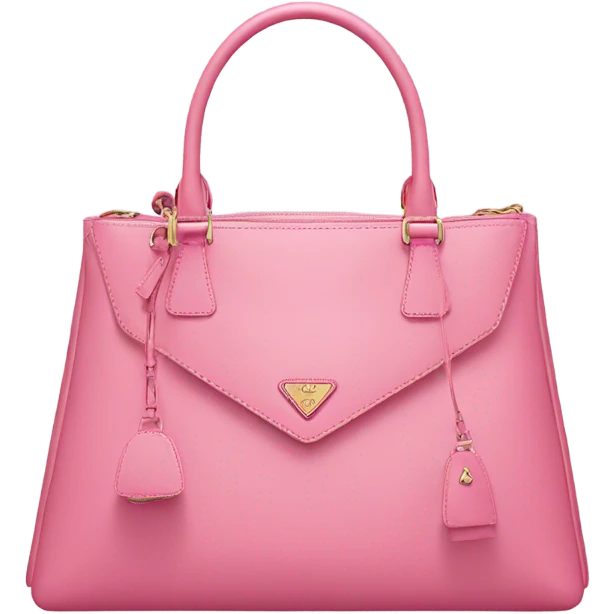 pink prada bag  emoji