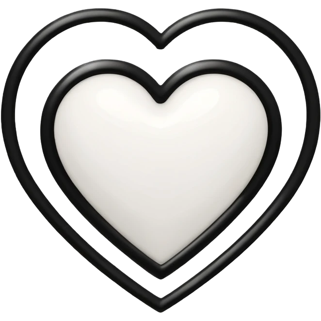 Chanel sport logo white heart emoji