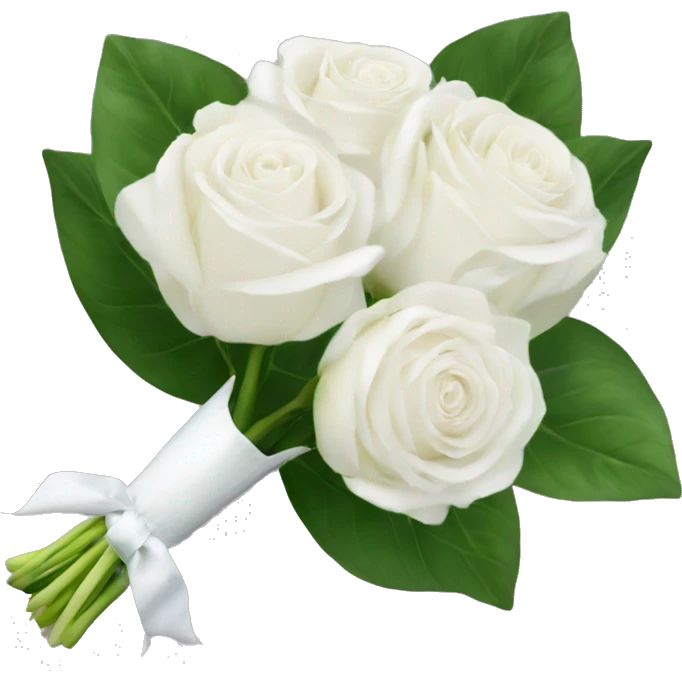 White hydrangea white roses and white tulip bouquet  emoji