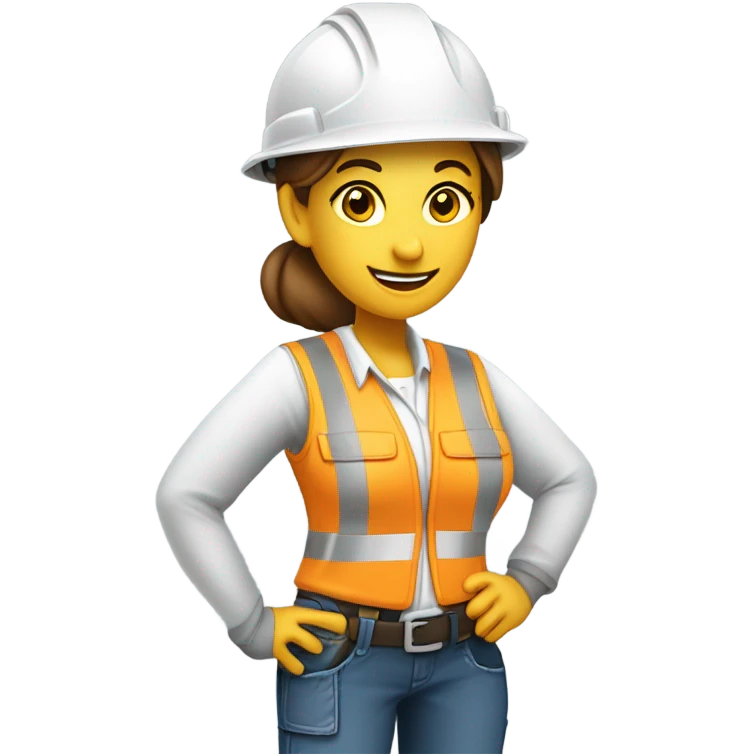 woman builder emoji