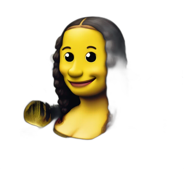 mona lisa simpson emoji