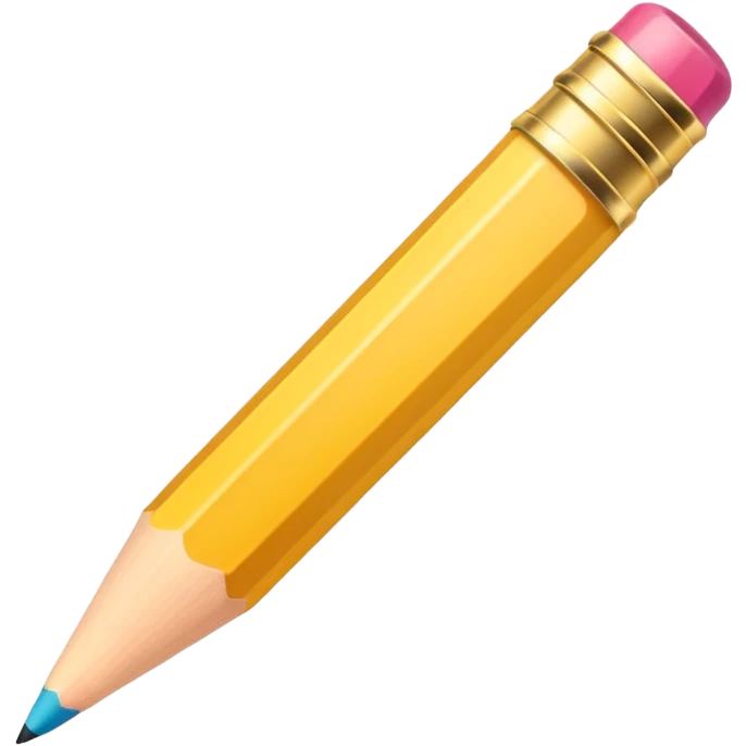 A number one award color pencil  emoji