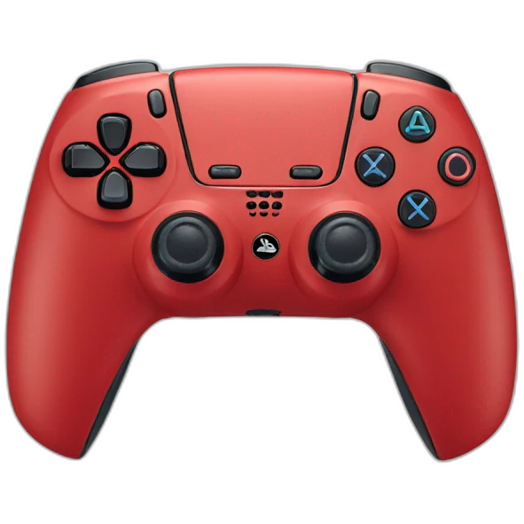Manette ps5 rouge emoji