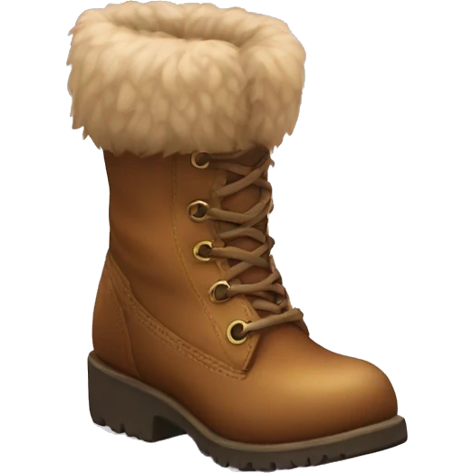 boots with the fur emoji