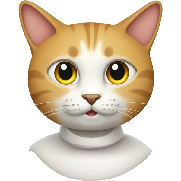 Cat looking for job emoji