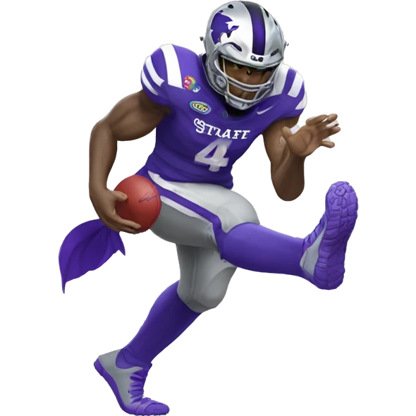 kstate wildcat stomping on a jayhawk emoji