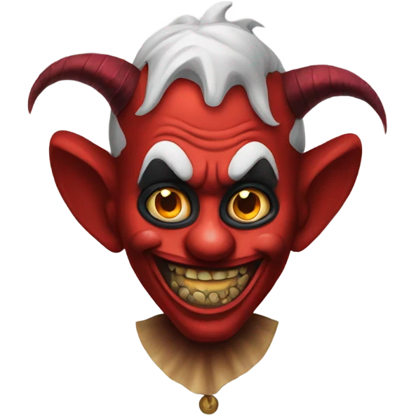 Devil clown emoji