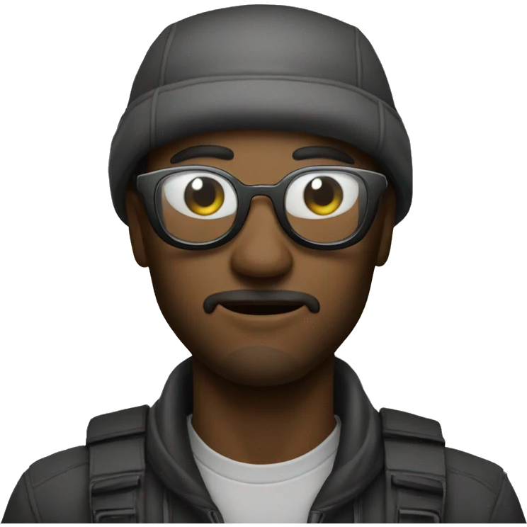 blind man fotographer emoji