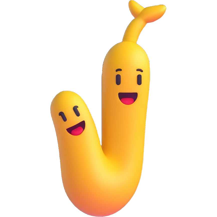 3D emoji style penis emoji