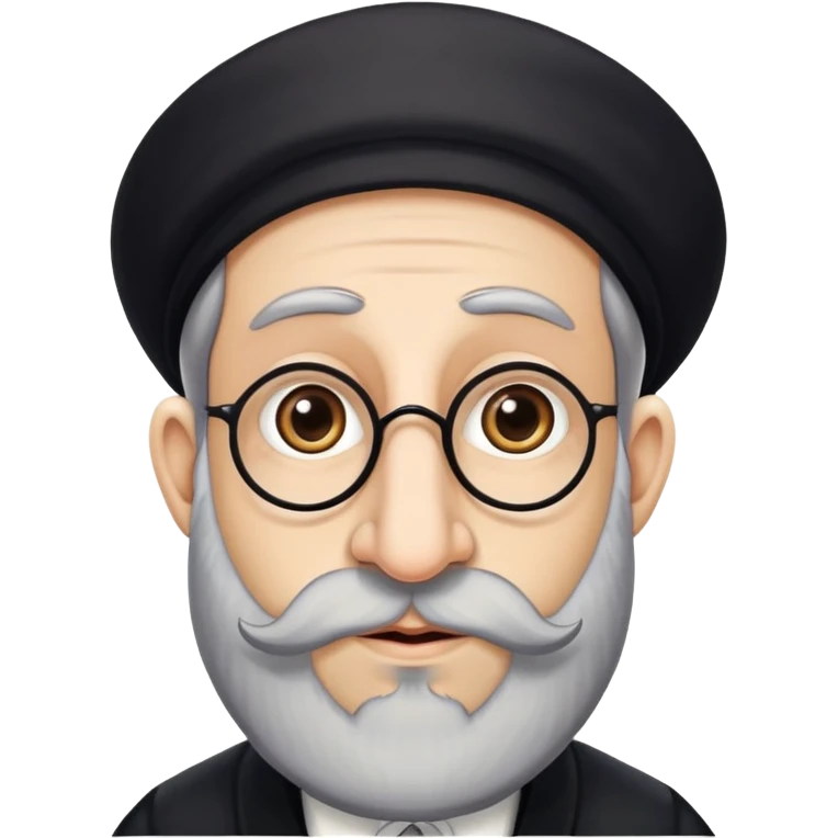 israeli rabbi with big nose emoji