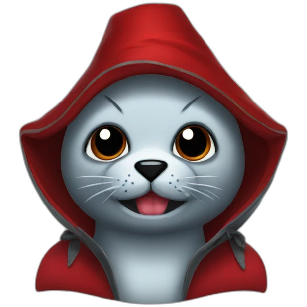 seal-in-vampire-custume emoji