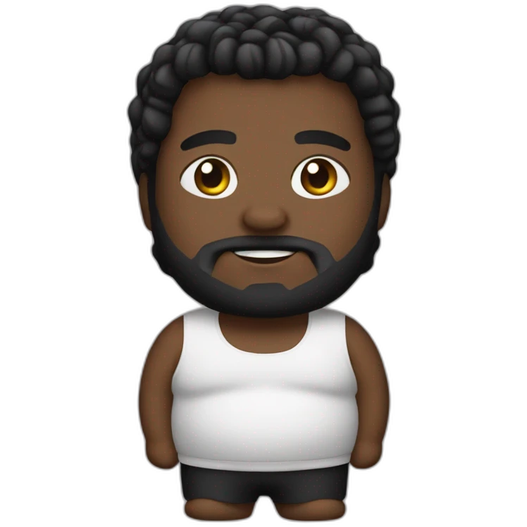 Fat black pantera emoji