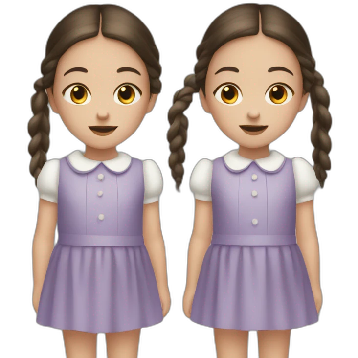 twin girls in the shining film emoji