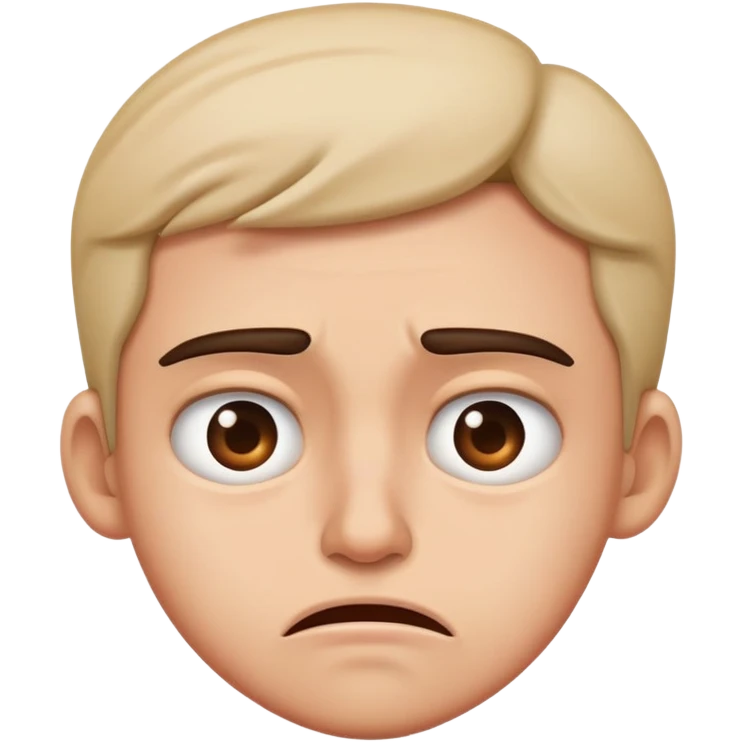 Disgusted confused face  emoji