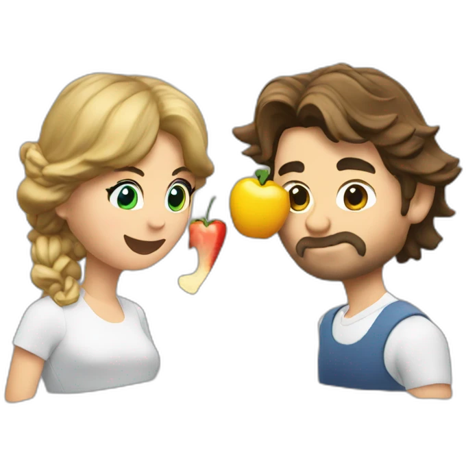 Rafael Nadal and Taylor Swift eat emoji