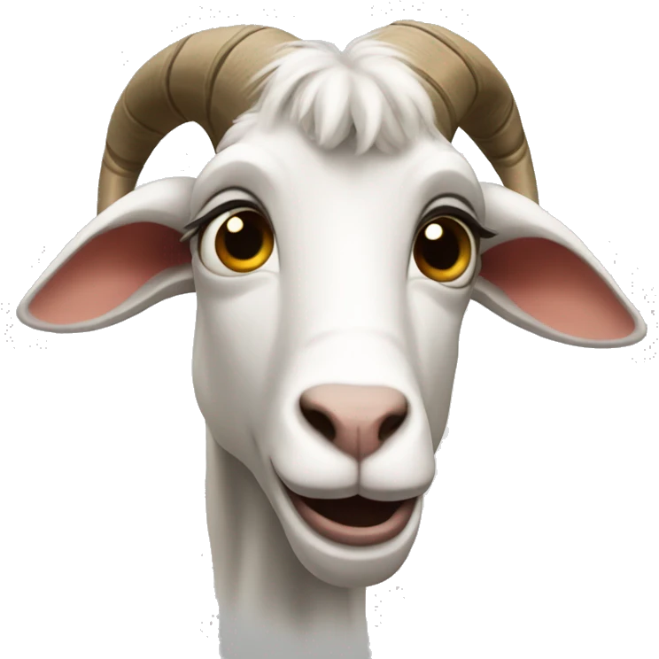 H the goat emoji
