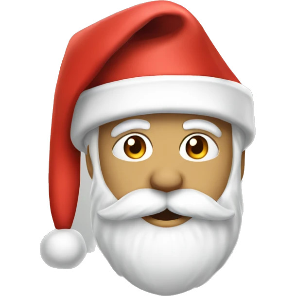 Aesthetic Santa hat￼ emoji