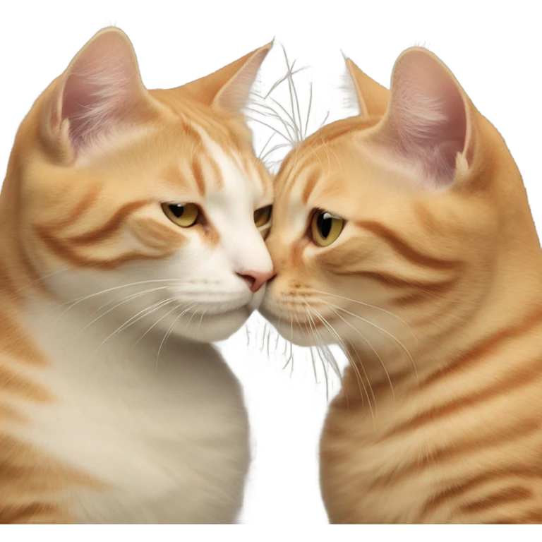 Cat giving a kiss emoji