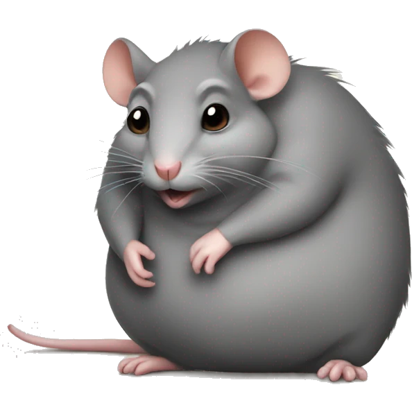 fat rat  emoji