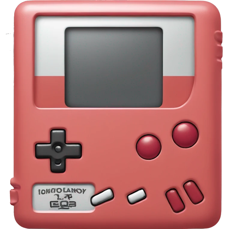 Pokémon red gameboy game emoji