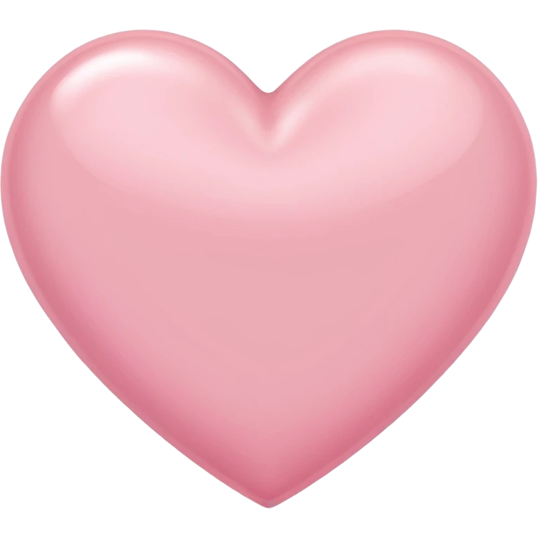 Light pink heart emoji