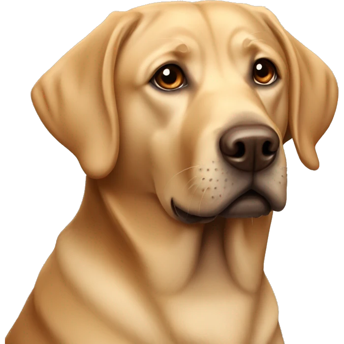 A labrador brown emoji