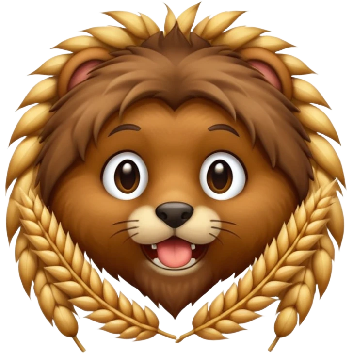 Campechano con trigo en la boca emoji