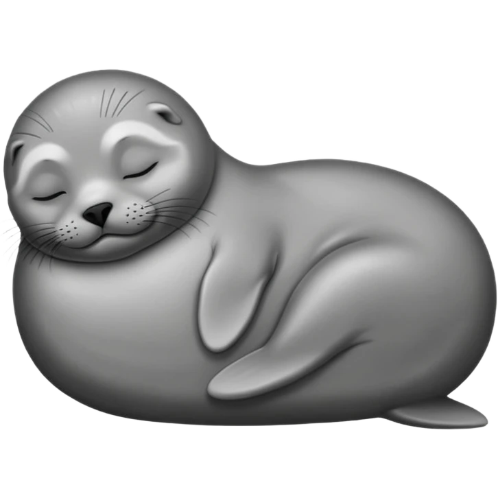 Seal sleep emoji