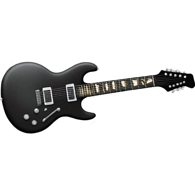 heavy metal guitar emoji