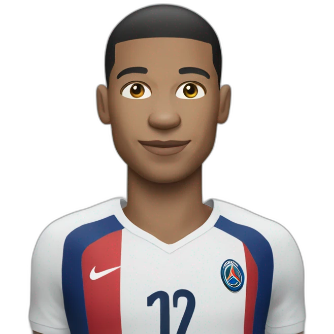 Kilian Mbappé emoji