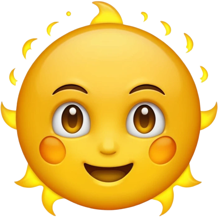 brilho amarelo emoji