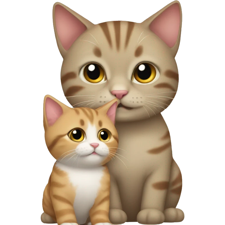 Cat and kitten  emoji