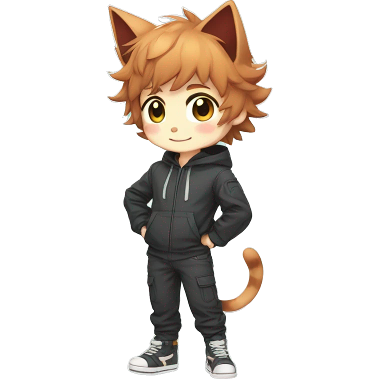 Catboy-Chibi-Sona-Fakémon full body emoji