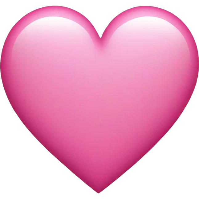 Pink heart emoji