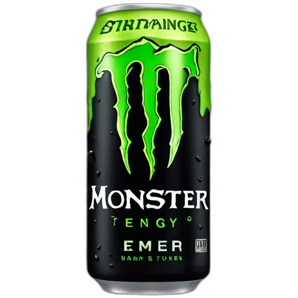 Monster energy drink emoji