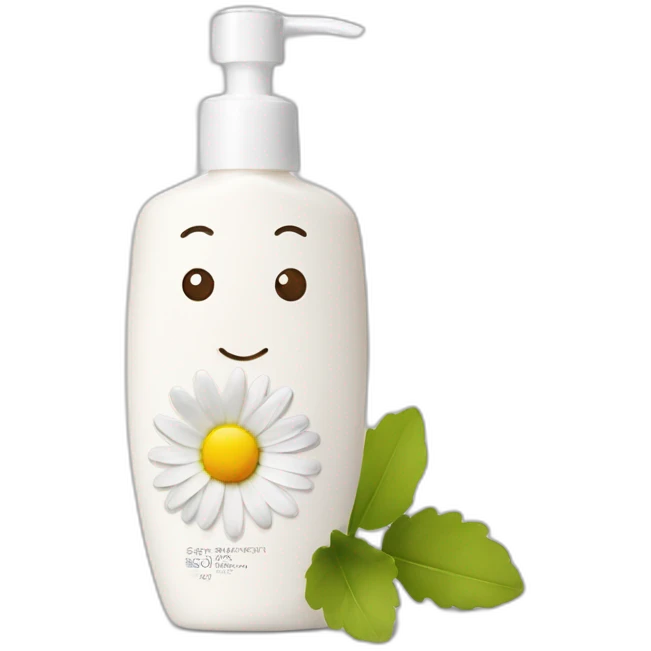 body lotion 250ml that expresses daisy emoji