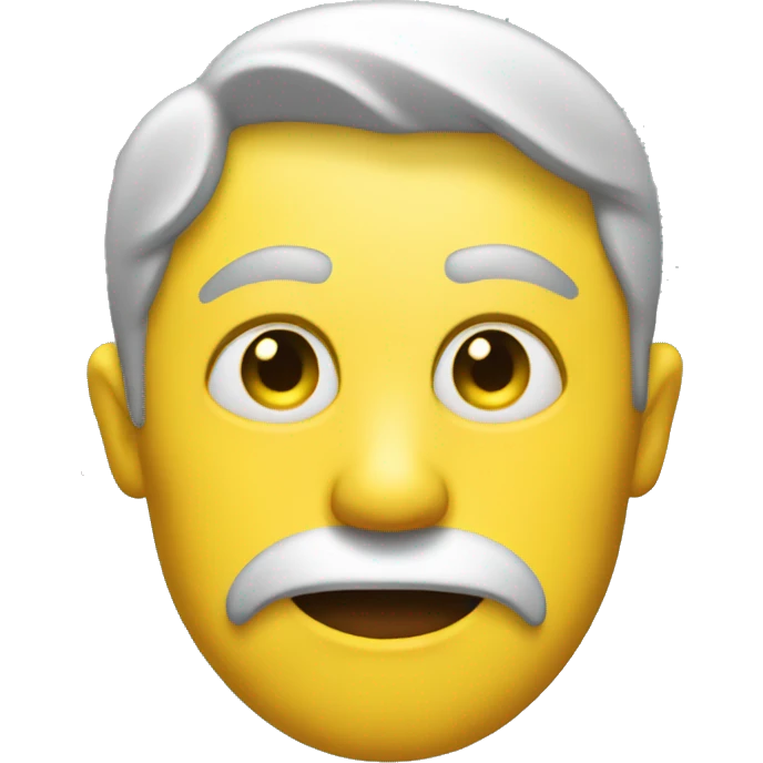 Create the yellow face emoji doing a side eye  emoji