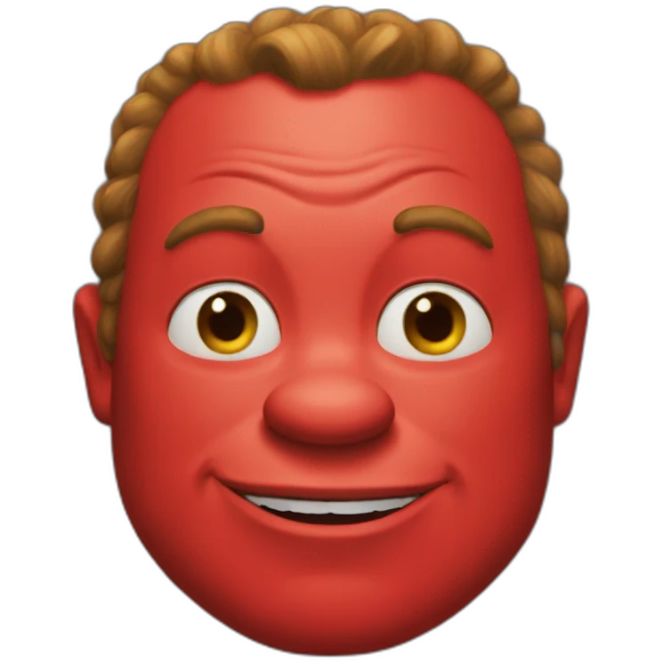 red-shrek emoji