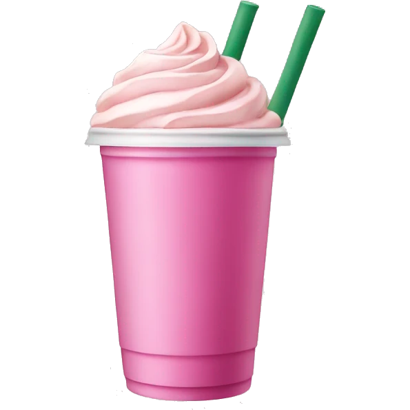 Starbucks drink pink  emoji