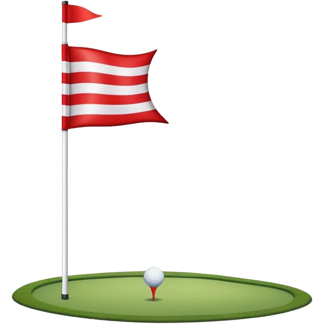 golf flag with hole emoji