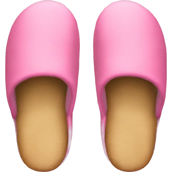 Pink slippers emoji