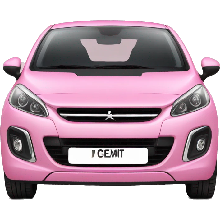 Pink peugeot emoji