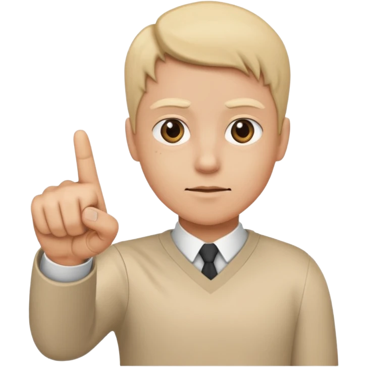 POINTING FINGER DIRECTLY TO CAMERA emoji