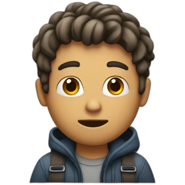 guy saying no emoji