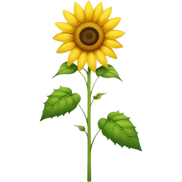A tall Sunflower emoji